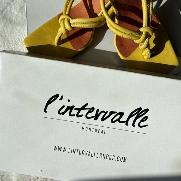 NEW IN BOX L'intervalle heeled sandals. Euro 39 - Picture 11 of 14